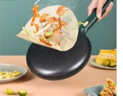 Portable Pancake Maker Anti Stick Pancake Maker Ménage Cuisson Pan Pancakes Étanche Baker Cuisine Accessoire