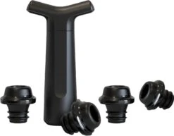 YUGN Pompe à Vide à Vin Bouchon à Vin - Bouchon à Vin Avec 4 Bouchons à Vin Sous Vide - Bouchon à Vin Avec Minuterie