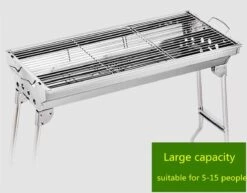Borvat® | Barbecue Et Friture Barbecue à Dual Usage | Barbecue Au Charbon Extérieur Portable | Convient Pour 5 à 10 Personnes En Marche, Pique-nique, Camping, Barbecue. -Cuisine Fournitures Magasin 1200x940