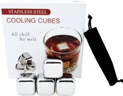 Glaçons Au Whisky - Glaçons Au Whisky En Acier Inoxydable - 4 Pièces 7 Glaçons Au Whisky - Glaçons Au Whisky En Acier Inoxydable - 4 Pièces -Cuisine Fournitures Magasin 1200x940 3