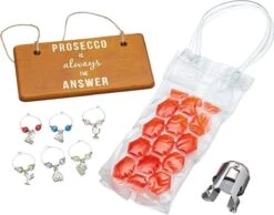 BarCraft - Coffret Cadeau Prosecco (9 Pièces) - Tout Sauf La Bouteille