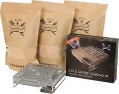 Ensemble Pour Fumage Copeaux De Fumage Et Générateur De Fumée Froide Colis Cadeau