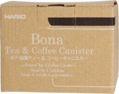 Hario - Boîte à Thé Et Coffee Bona - Wood De Teck 400 Ml -Cuisine Fournitures Magasin 1200x949 8