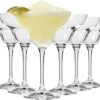 Verres à Verres à Cocktail KROSNO Margarita | Lot De 6 | 270 Ml | Collection Avant- Garde | Perfect Pour La Maison, Les Restaurants Et Les Fêtes | Lave-vaisselle