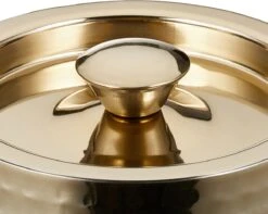 Seau à Glace Relaxdays Avec Couvercle - 1,5 L - Double Paroi - Or - Acier Inoxydable - Glacière Avec Poignée -Cuisine Fournitures Magasin 1200x959 7