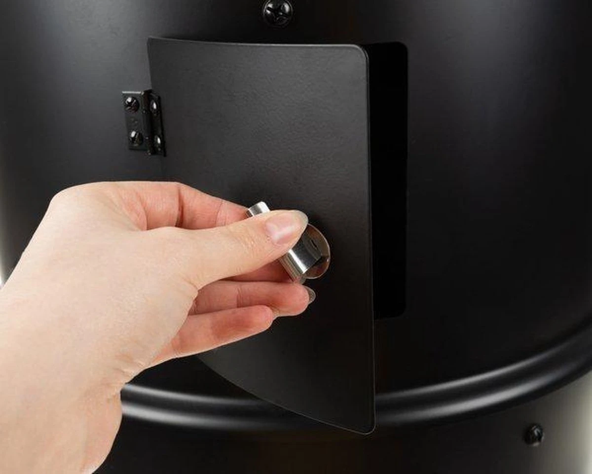 Barbecue Fumeur - BBQ Charbon De Bois - Fumeur Barbecue - Fumeur Barbecue - Fumeur - Four à Grill - Fumeur à Grill - Barbecue De Jardin 3en1 - Fumeur Barbecue - Fumeur Barbecook XL - Couvercle Avec Thermomètre - Zwart - 45x80cm 3 Barbecue Fumeur - BBQ Charbon De Bois - Fumeur Barbecue - Fumeur Barbecue - Fumeur - Four à Grill - Fumeur à Grill - Barbecue De Jardin 3en1 - Fumeur Barbecue - Fumeur Barbecook XL - Couvercle Avec Thermomètre - Zwart - 45x80cm – Image 3