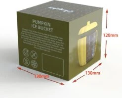 Seau à Glace Citrouille | Moule à Glaçons | Refroidisseur De Bouteille | Silicones | Jaune -Cuisine Fournitures Magasin 1200x962 5