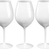 Vin Witte Ou Rouge 10x Verres 51 Cl / 510 Ml En Matière Plastique Incassable Blanc - Réutilisable - Verres De Vin - Vin Potable