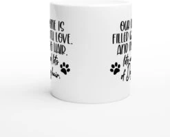 Notre Home Est Remplie D'amour Et De Poils De Chien Tasse En Céramique, Tasse Amusante Pour Propriétaire De Chien, Une Idée Cadeau Perfect , Tasses Mignonnes, D015-156W, 11 Oz, -Cuisine Fournitures Magasin 1200x968 18