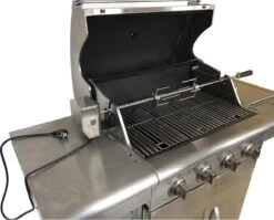 BBQNovation Electric Rotisserie Deluxe Avec Broche En Acier Inoxydable Extra Longue Adaptée à La Plupart Des Barbecues Au Gaz -Cuisine Fournitures Magasin 1200x968 9
