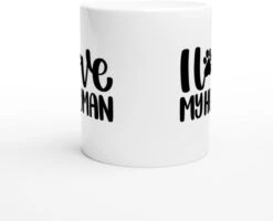 J'aime Ma Tasse En Céramique Humaine, Tasses à Café Pour Amoureux Des Chiens, Cadeau Pour Les Amoureux Des Chiens, Un Cadeau Perfect Pour Vos Proches, D015-093W, 11 Oz, -Cuisine Fournitures Magasin 1200x973 11