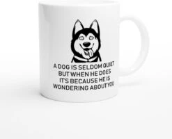 Un Chien Est Rarement Une Tasse En Céramique Silencieuse, Un Design Unique Pour Les Amoureux Des Chiens, Des Tasses Sur Le Thema Des Chiens Drôles, Une Tasse Pour Les Propriétaires De Chiens, D015-179W, 11 Oz, -Cuisine Fournitures Magasin 1200x973 14