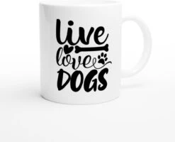 Tasse En Céramique Live Love Dogs, Tasse à Café Pour Les Amoureux Des Chiens, Un Cadeau Uniek Pour Vos Proches, Cadeau De Propriétaire De Chien Mignon, D015-194W, 11 Oz, -Cuisine Fournitures Magasin 1200x973 21