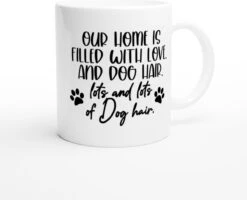 Notre Home Est Remplie D'amour Et De Poils De Chien Tasse En Céramique, Tasse Amusante Pour Propriétaire De Chien, Une Idée Cadeau Perfect , Tasses Mignonnes, D015-156W, 11 Oz, -Cuisine Fournitures Magasin 1200x973 22