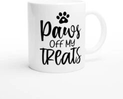 Paws De Mes Friandises Tasse En Céramique, Tasse Mignonne Avec Patte, Tasse Cadeau De Qualité Pour Les Amoureux Des Chiens, Idée Cadeau Pour Les Propriétaires De Chiens, D015-061W, 11 Oz, -Cuisine Fournitures Magasin 1200x973 6