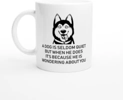 Un Chien Est Rarement Une Tasse En Céramique Silencieuse, Un Design Unique Pour Les Amoureux Des Chiens, Des Tasses Sur Le Thema Des Chiens Drôles, Une Tasse Pour Les Propriétaires De Chiens, D015-179W, 11 Oz, -Cuisine Fournitures Magasin 1200x976 12