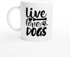 Tasse En Céramique Live Love Dogs, Tasse à Café Pour Les Amoureux Des Chiens, Un Cadeau Uniek Pour Vos Proches, Cadeau De Propriétaire De Chien Mignon, D015-194W, 11 Oz, -Cuisine Fournitures Magasin 1200x976 16