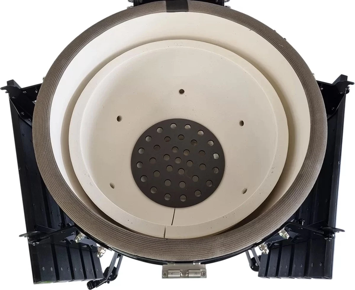 Obelix Kamado Large - 22 Pouces - Zwart - Avec Poseur De Plaque - Feutre En Fibre De Verre - Système D'ouverture / Fermeture - Precision Top-Vent 5 Obelix Kamado Large - 22 Pouces - Zwart - Avec Poseur De Plaque - Feutre En Fibre De Verre - Système D'ouverture / Fermeture - Precision Top-Vent – Image 5