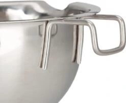 Relaxdays 2 X Melting Pot Inox - Poêle Au Bain Marie - Ø 11 Cm - Argent - Métal - Fondant -Cuisine Fournitures Magasin 1200x988 2
