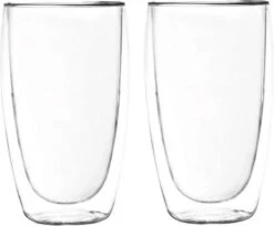Verres à Latte Macchiato De Luxe à Double Paroi - Verres à Verres à Café à Double Paroi - Verres à Cappuccino - Tasse à Cappuccino - Verres à Latte - Verre à Thé à Double Paroi 380 ML - Set De 2 -Cuisine Fournitures Magasin 1200x989 7