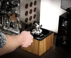 Knock Box En Bois (chêne) Et Insert En Acier Inoxydable, Grande Knock Box Amovible Pour Un Nettoyage Facile, Knock Box Pour Home Barista, Accessoires Porte-filtre -Cuisine Fournitures Magasin 1200x990 1