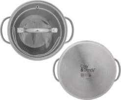 Cosy & Trendy - Poêle à Asperges - Marmite Avec Couvercle - Inox - Diamètre 16cm X H21cm -Cuisine Fournitures Magasin 1200x991 1