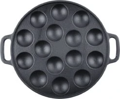 Orange85 Poffertjes En Fonte Orange85 - 24cm - 15 Poffertjes - Toutes Sources De Chaleur - Céramique - Gaz - Induction -Cuisine Fournitures Magasin 1200x997 4
