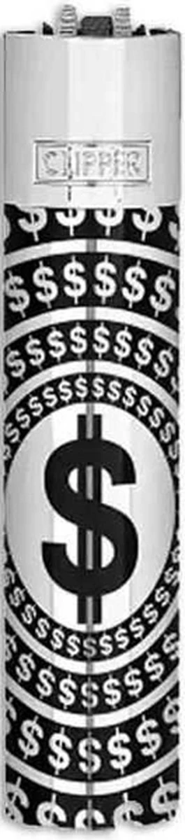 Deal Clipper Classic Large Métal "Dollar Silver" + 1 X Clipper Gas 100ml + 2 X Flint Systems 3 Deal Clipper Classic Large Métal "Dollar Silver" + 1 X Clipper Gas 100ml + 2 X Flint Systems – Image 3