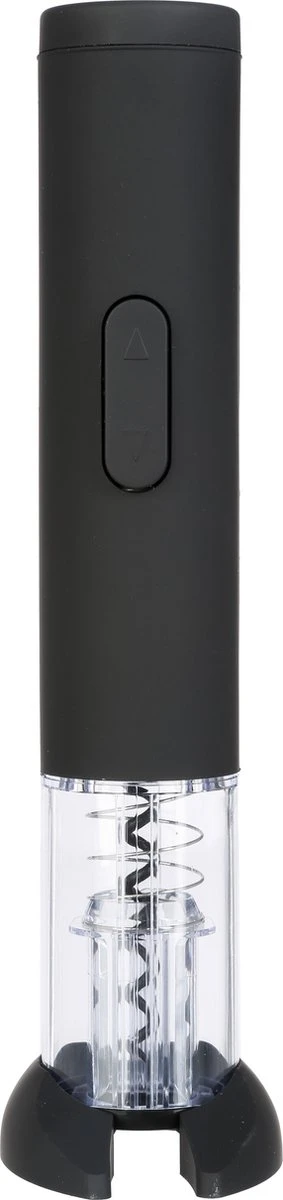 Tire-bouchon électrique Noir 28 Cm En Plastique Avec Bec Verseur En Métal Et Bouchon De Fermeture 2 Tire-bouchon électrique Noir 28 Cm En Plastique Avec Bec Verseur En Métal Et Bouchon De Fermeture – Image 2