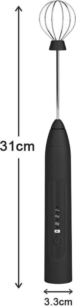 Mousseur à Lait INTER-CAFFÈ® - Mousseur à Lait électrique - Mousseur à Lait Manuel - Mousseur à Lait électrique - Rechargeable Avec Câble De Charge USB - Zwart - Garantie 1 An 8 Mousseur à Lait INTER-CAFFÈ® - Mousseur à Lait électrique - Mousseur à Lait Manuel - Mousseur à Lait électrique - Rechargeable Avec Câble De Charge USB - Zwart - Garantie 1 An -Cuisine Fournitures Magasin 301x1200