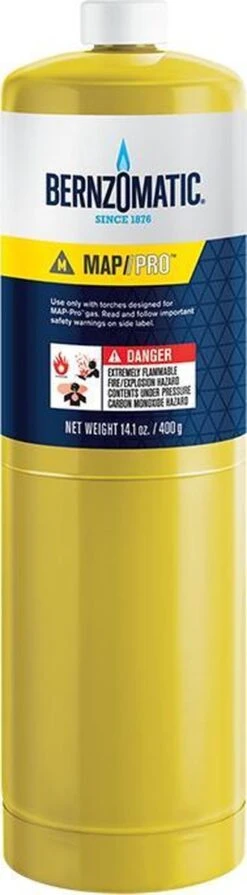 Bouteille De Cartouche De Gaz Jetable Bernzomatic MAP-Pro - Connexion MG9 "CGA600 US"