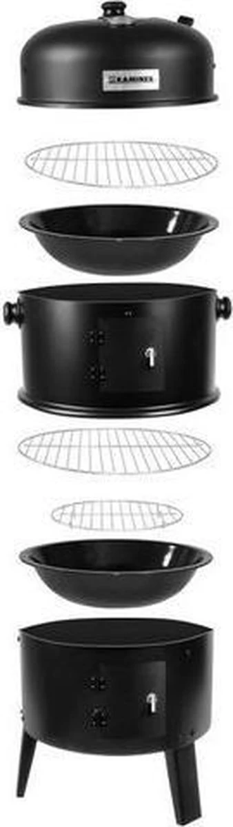 Barbecue Fumeur - BBQ Charbon De Bois - Fumeur Barbecue - Fumeur Barbecue - Fumeur - Four à Grill - Fumeur à Grill - Barbecue De Jardin 3en1 - Fumeur Barbecue - Fumeur Barbecook XL - Couvercle Avec Thermomètre - Zwart - 45x80cm 11 Barbecue Fumeur - BBQ Charbon De Bois - Fumeur Barbecue - Fumeur Barbecue - Fumeur - Four à Grill - Fumeur à Grill - Barbecue De Jardin 3en1 - Fumeur Barbecue - Fumeur Barbecook XL - Couvercle Avec Thermomètre - Zwart - 45x80cm – Image 11