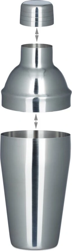 Relaxdays 2x Set à Cocktail 5 Pièces - Set De Bar Avec Shaker - Mixeur De Bar - Set De Shaker à Cocktail - Acier Inoxydable -Cuisine Fournitures Magasin 346x1200 1