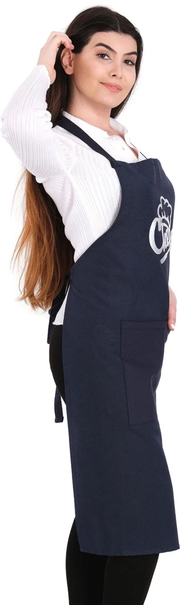 Tablier De Cuisine Tavas Chef | Tablier BBQ | Tablier De Cuisine | 65x95cm | Bleu 4 Tablier De Cuisine Tavas Chef | Tablier BBQ | Tablier De Cuisine | 65x95cm | Bleu – Image 4