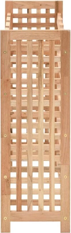 Prolenta Premium - Casier à Vin Pour 25 Bouteilles 63x25x73 Cm Bois De Noyer Massif - Maison Et Jardin -Cuisine Fournitures Magasin 369x1200 1