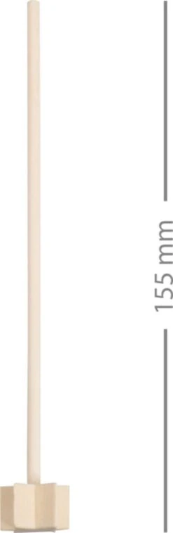 DEPA® Pilon/Bâton D'agitation | Étoile | 15,5 Cm | Bois | Naturel | 50 Pièces -Cuisine Fournitures Magasin 391x1200