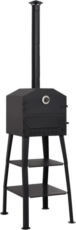 Prolenta Premium - Four à Pizza Au Charbon De Bois Avec 2 Briques D'argile Réfractaire - Maison Et Jardin