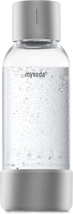Mysoda - Bouteille Réutilisable De 0, 5 Litres - Argent / Aluminium