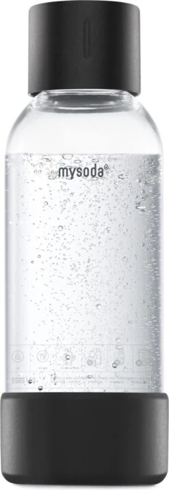 Mysoda - 0, 5 Litres De Bouteille Réutilisable - Noir / Aluminium