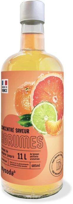 Mysoda Agrumes / Citrus - 685ml - En Bouteille Verre