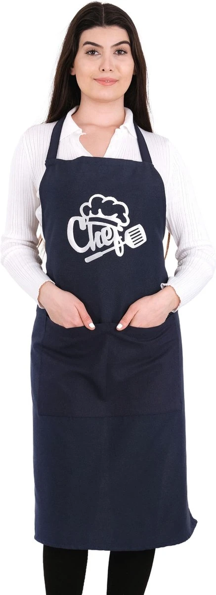 Tablier De Cuisine Tavas Chef | Tablier BBQ | Tablier De Cuisine | 65x95cm | Bleu 1 Tablier De Cuisine Tavas Chef | Tablier BBQ | Tablier De Cuisine | 65x95cm | Bleu