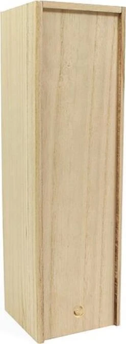 Boite à Vin Bois - 10 Pièces - Couvercle Coulissant - Y Compris Laine De Bois -Cuisine Fournitures Magasin 442x1200