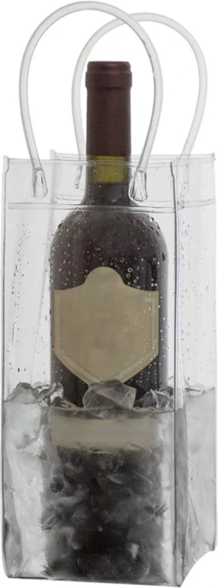 Sac Refroidisseur De Bouteille De Vin Transparent - Refroidisseur De Bouteille De Vin - Sac à Glace 1 Sac Refroidisseur De Bouteille De Vin Transparent - Refroidisseur De Bouteille De Vin - Sac à Glace