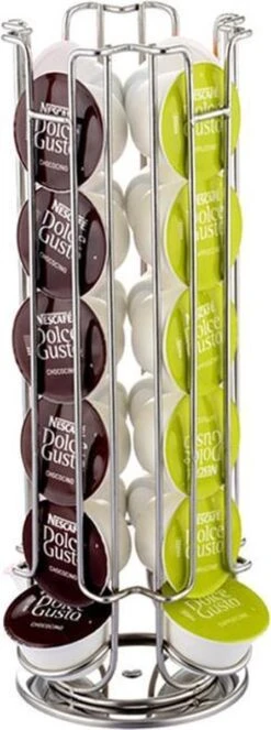 Porte-gobelet Pour 24 Tasses à Café - Porte-gobelet - Distributeur Porte-gobelet - Porte-capsule - Rotatif