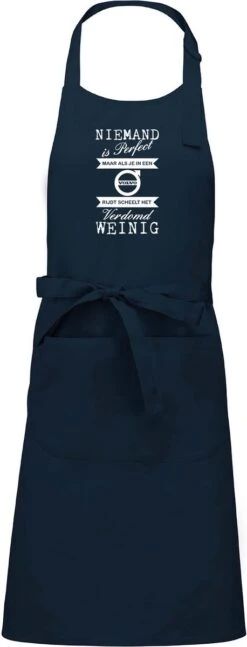 Mon Cadeau - Tablier De Luxe - Personne N'est Parfait - Volvo - Blue Marine