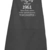 Tablier De Cuisine - Tablier BBQ - Oldtimer - Année 1961 - Gris Chic