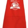 Mon Cadeau - Tablier De Luxe - Tout A Meilleur Goût De La Friture - Rouge