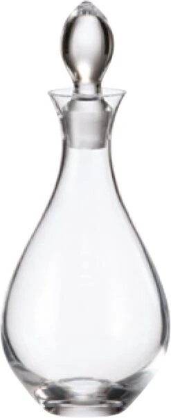 Carafe à Vin Avec Bouchon - Cristal De Bohême - Carafe En Verre Verrouillable - Carafes à Vin