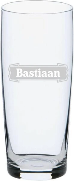 Verre à Bière Gravé Avec Naam - Cadeau Uniek Et Personne - Cadeau - Sifflet à Bière - Anniversaire - Vaderdag - Verre à Thé Personnel - Verre à Boire Avec Naam - Gravure Sur Verre