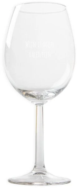 Verres à Vin Valentine '' Vin Is My Valentine' SET DE 2 | Cadeau Saint Valentin Pour Elle/lui | Cadeau De Saint-Valentin | Valentin Présente Femme | Cadeau D'amour